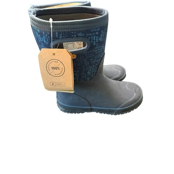 BOGS Youth Waterproof Winter Boots – Size 4 (EU 37) – K Grasp Sparks Style