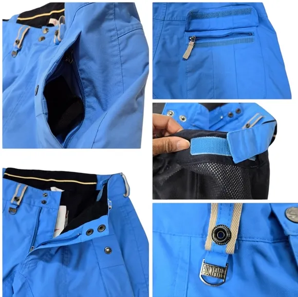 Bonfire Womens Radiant  Snowboard/Ski Blue Insulated Snowpants