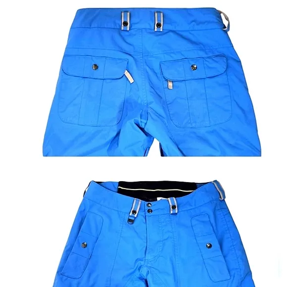 Bonfire Womens Radiant  Snowboard/Ski Blue Insulated Snowpants