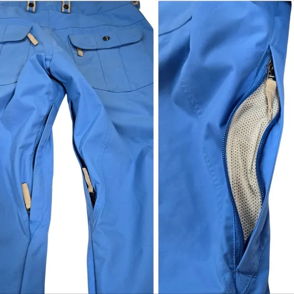 Bonfire Womens Radiant  Snowboard/Ski Blue Insulated Snowpants