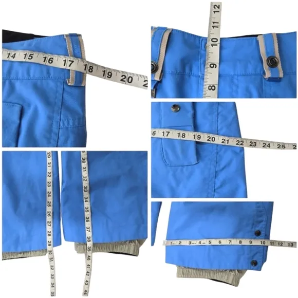 Bonfire Womens Radiant  Snowboard/Ski Blue Insulated Snowpants