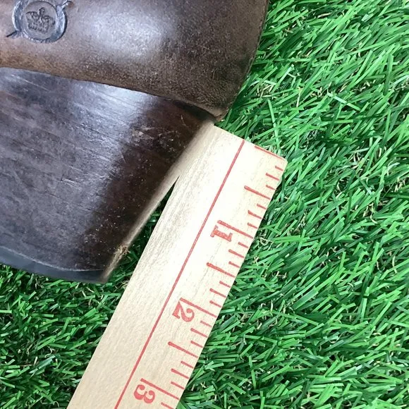 Born Brown Leather Tall Riding Boots Zip Up 6