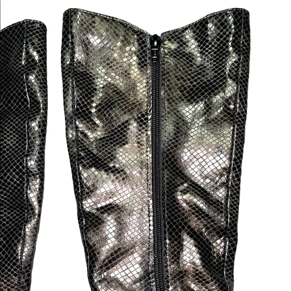 Born Crown Black Leather Riding Boots