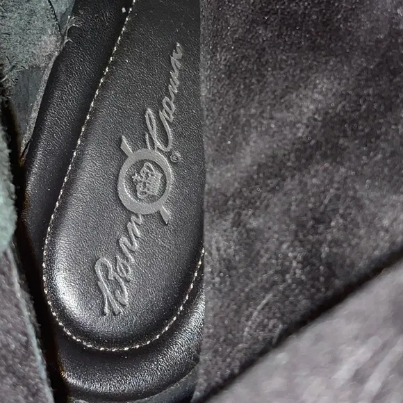 Born Crown Black Leather Riding Boots