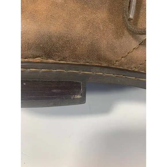 Born Harrison Chukka Brown Leather Boots Mens Shoe Size 10.5