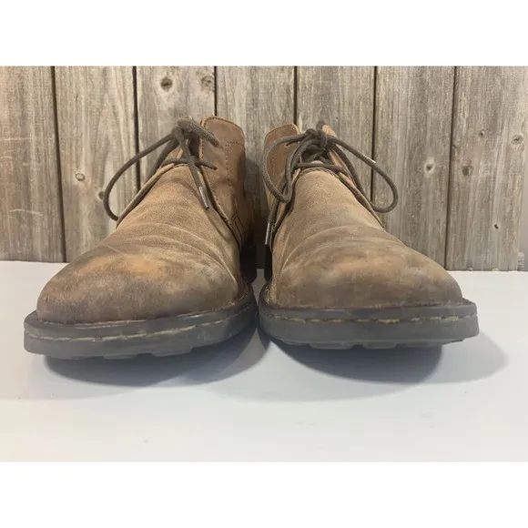 Born Harrison Chukka Brown Leather Boots Mens Shoe Size 10.5