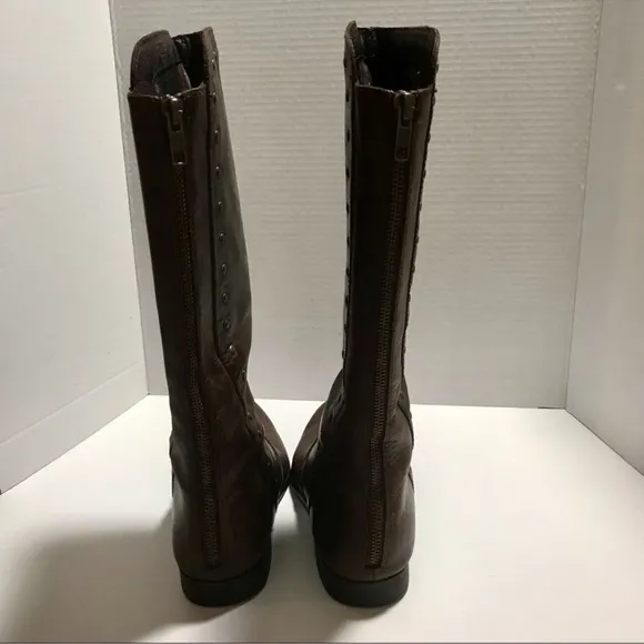 Born Larsen Genuine Leather Studded Riding Knee Boots