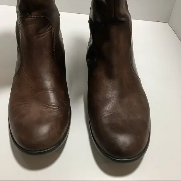 Born Larsen Genuine Leather Studded Riding Knee Boots