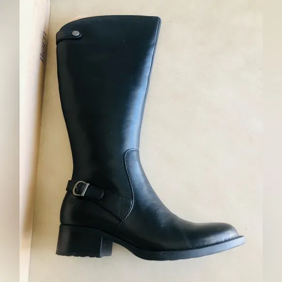 Born Womens Cupra Black Riding Boots Size 6
