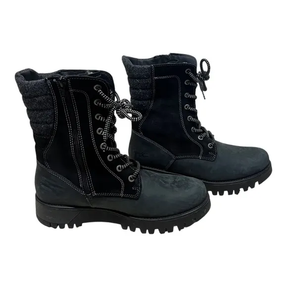 Bos &amp; Co Black Galaxy Prima Snow Boots