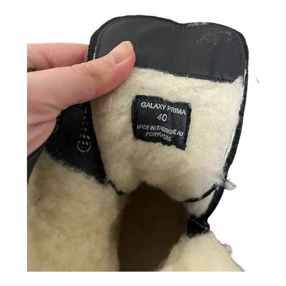Bos &amp; Co Black Galaxy Prima Snow Boots