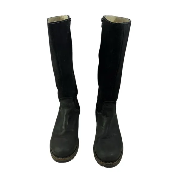 Bos. &amp; Co. Women's Hudson Shearling-Lined Waterproof Leather Boots, EU SZ 41