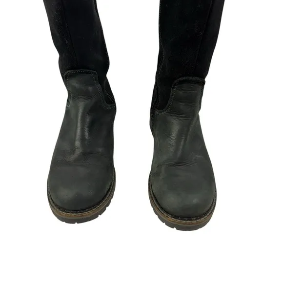 Bos. &amp; Co. Women's Hudson Shearling-Lined Waterproof Leather Boots, EU SZ 41