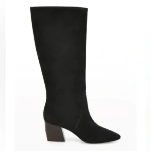 Botkier Sharon Black Suede Knee Boots - Size 8.5