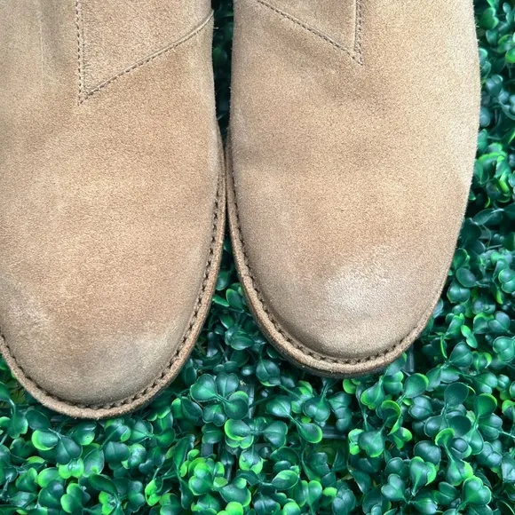 Bottega Veneta Suede Ankle Chelsea Boots 46 Light Brown