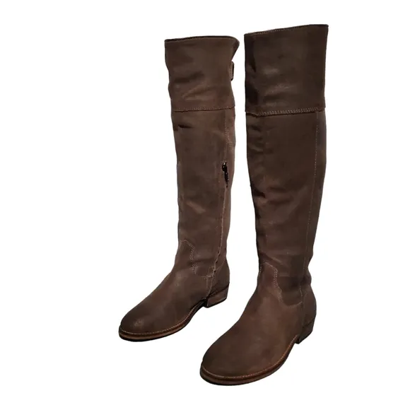 BP Tall Tough Leather Knee-High Riding Boots Women's Size 8