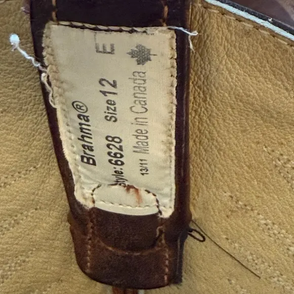 Brahma Leather Western Boots