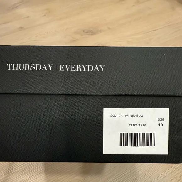 Brand NEW Men’s Thursday Boot Co. Wingtip Boots
