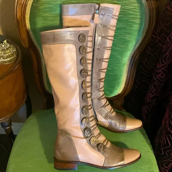 Brazilian Dulce Leather Boots.  Sz 7
