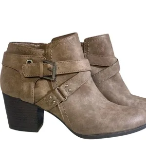 Brown Faux Leather Ankle Boots by Indigo Rd 🤎
