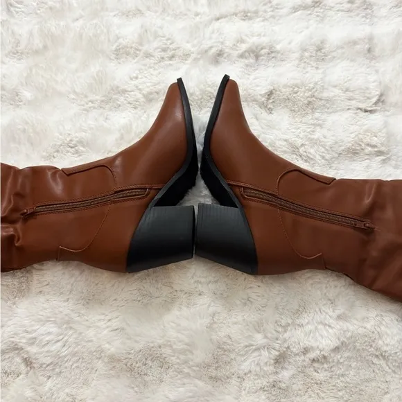 Brown Leather Women's Boots