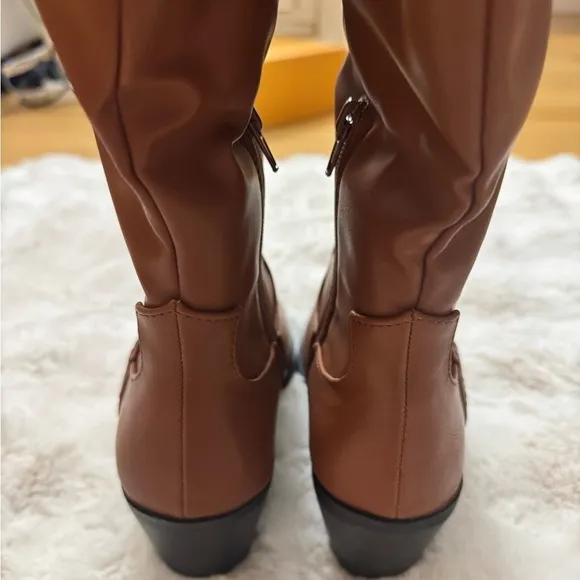 Brown Leather Women's Boots
