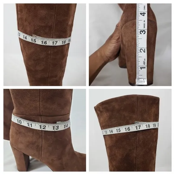 Brown Nine West Snowfallo Over The Knee Boots