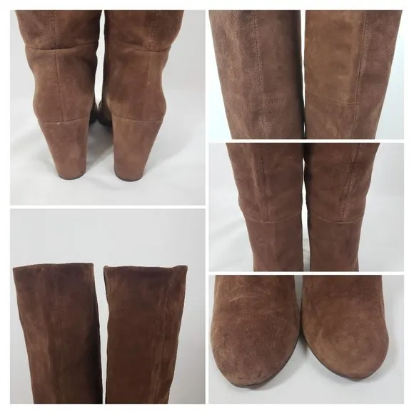Brown Nine West Snowfallo Over The Knee Boots