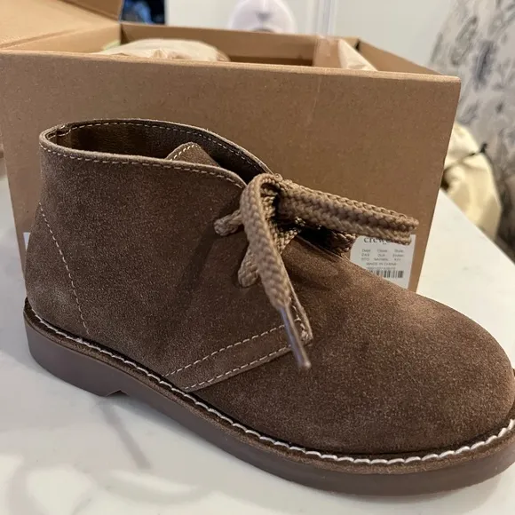 Brown Suede Kids Boots J Crew