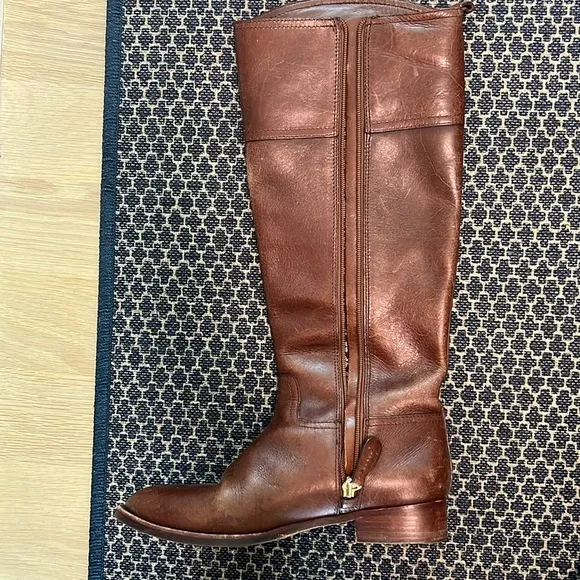 Brown Tory Burch riding boots 7