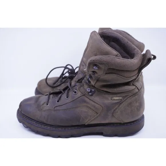 CABELAS Outfitter Series Men's 13 D GoreTex Leather Hiking Hunting Boots Vibram