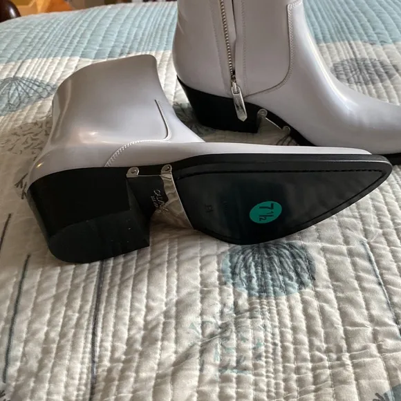 Calvin Klein Leather Western Boots
