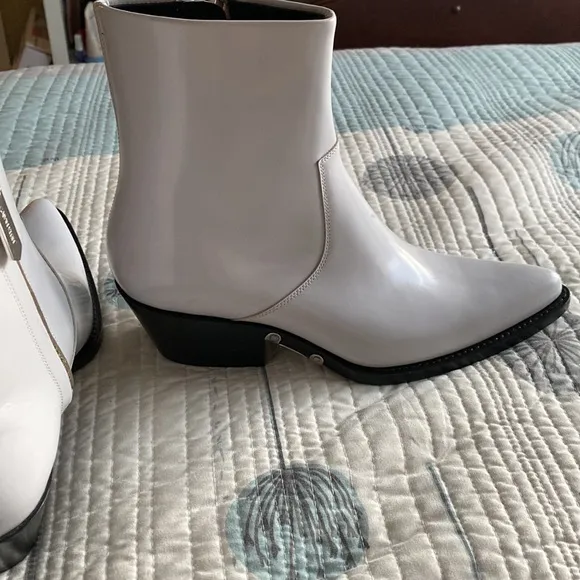 Calvin Klein Leather Western Boots