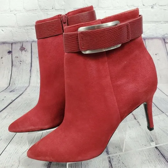 Calvin Klein Red Rock Georgene Pointed Toe Boots