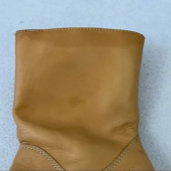 Candies Vintage Platform Chunky Heel Square Toe Boots