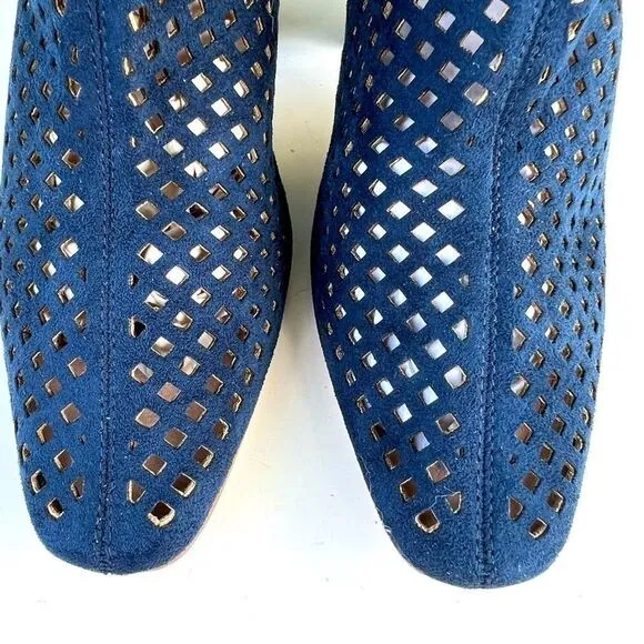 Cape Robin Caged Calf Heeled Boots Sz 11