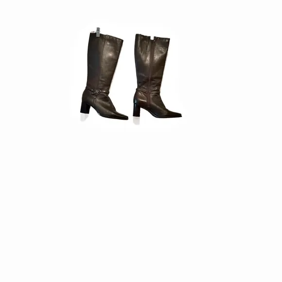 Caressa brown leather riding Boots Size 9.5” Medium