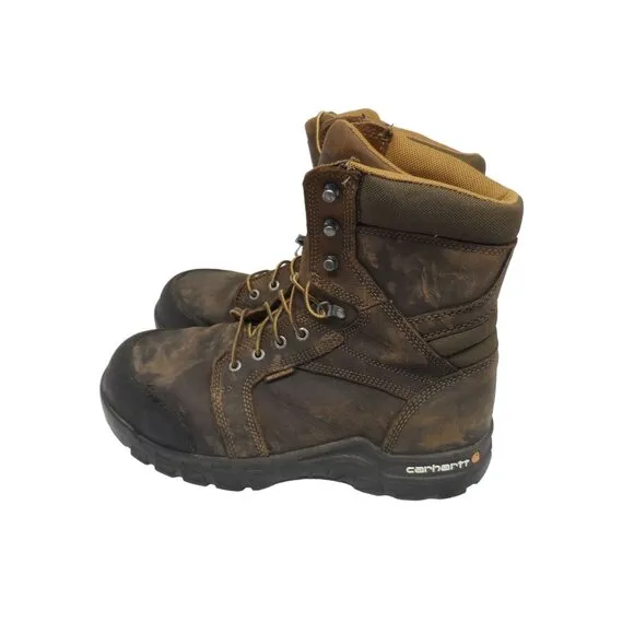 Carhartt Men's Rugged Flex Composite Toe Waterproof CMR8939 Work Boots Brown 11.