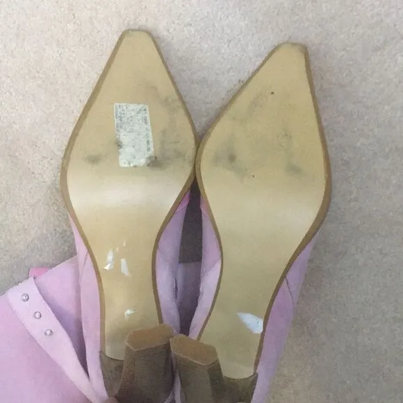 Carmen Steffen High Heel Pink Boots