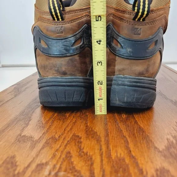 Carolina 4x4 Work Boots Mens 14D CA4025 Hiking Outdoor Brown Leather Waterproof