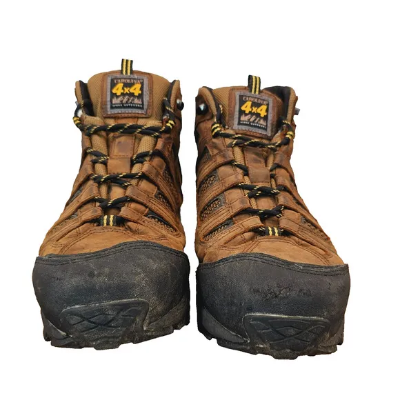 Carolina 4x4 Work Boots Mens 14D CA4025 Hiking Outdoor Brown Leather Waterproof
