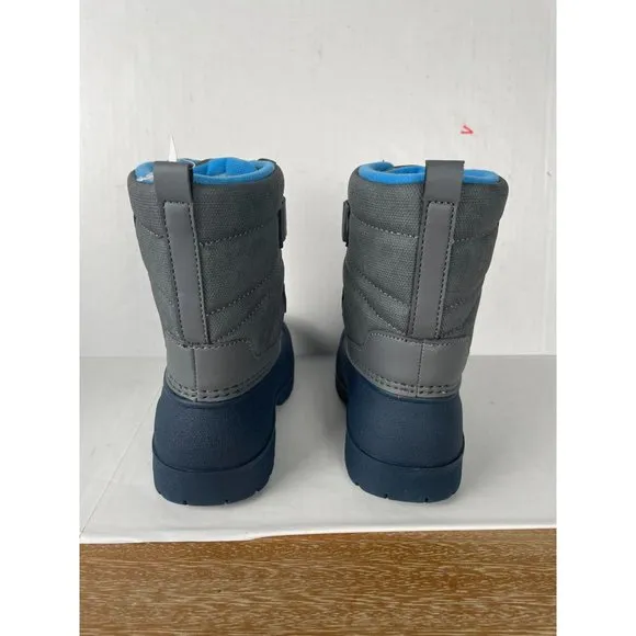 CARTER'S Deltha toddler snow boots, grey/blue, size 11M