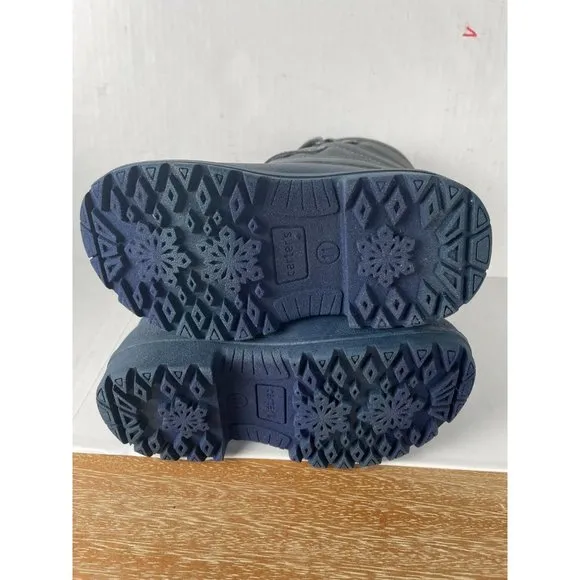 CARTER'S Deltha toddler snow boots, grey/blue, size 11M