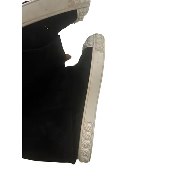 Cascadei Suede Ankle Boots Black/White Sz 7