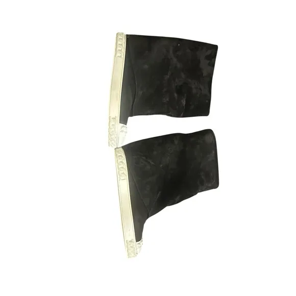 Cascadei Suede Ankle Boots Black/White Sz 7