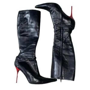 Cavalli Red Heel Boots