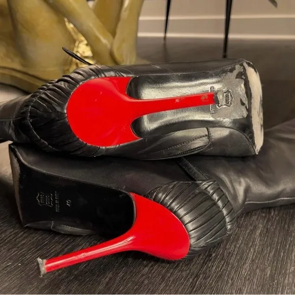 Cavalli Red Heel Boots