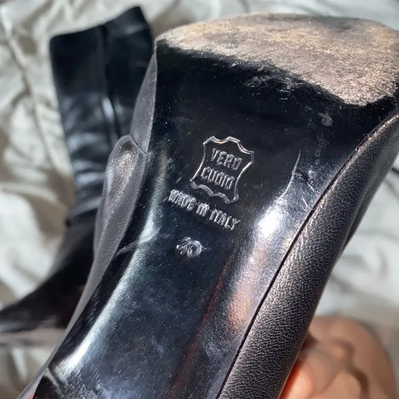 Cavalli Red Heel Boots