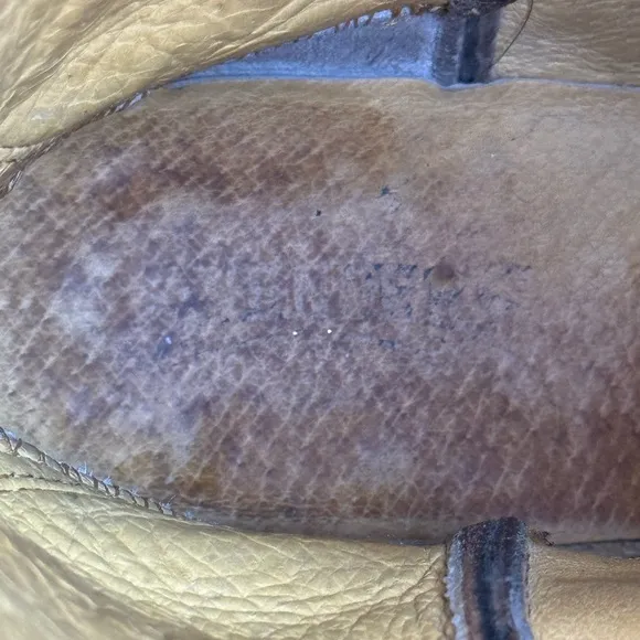 Cavender's Brown Leather Glitter Angel Wings Western Boots Size 8B.