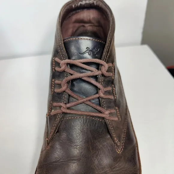 Chaco Montrose Men's Brown Java Leather Chukka Boots Lace Up Size 10.5